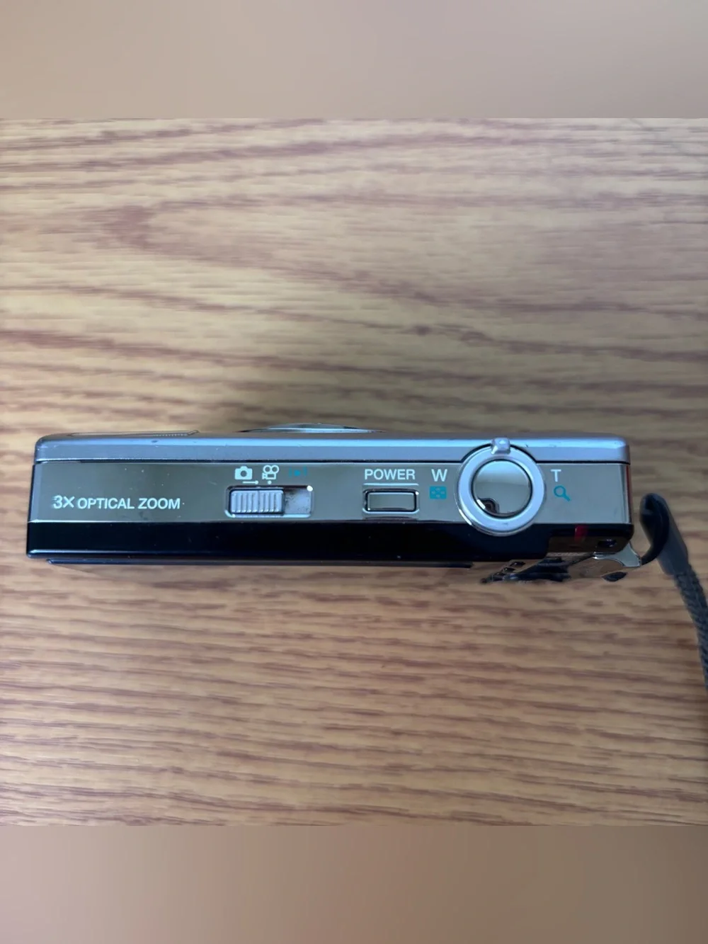 Olympus Silver SP-700 Compact Digital Camera Front View